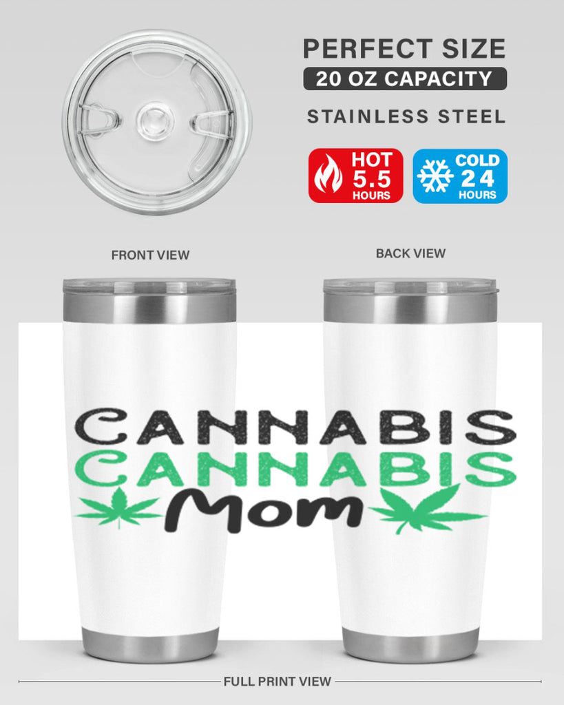 Cannabis Mom 48#- marijuana- Tumbler