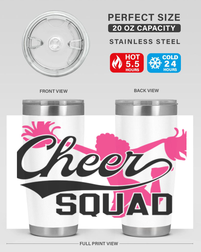 Cheer squad 1380#- cheer- Tumbler