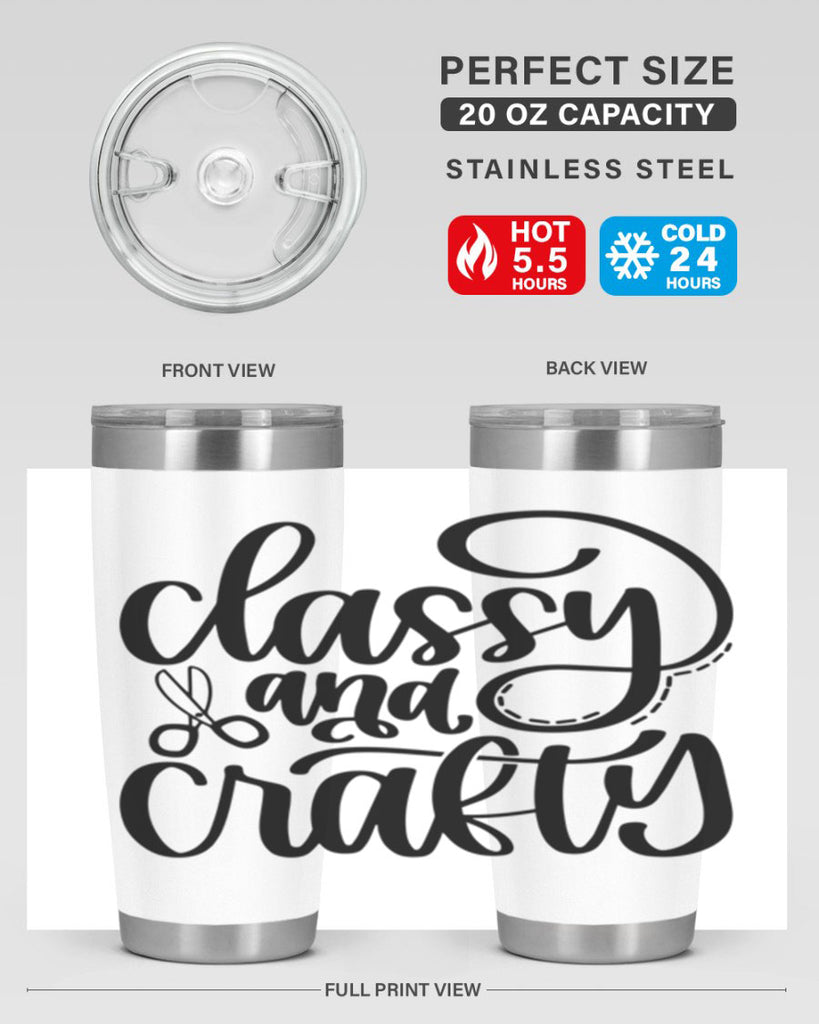 Classy And Crafty 43#- crafting- Tumbler