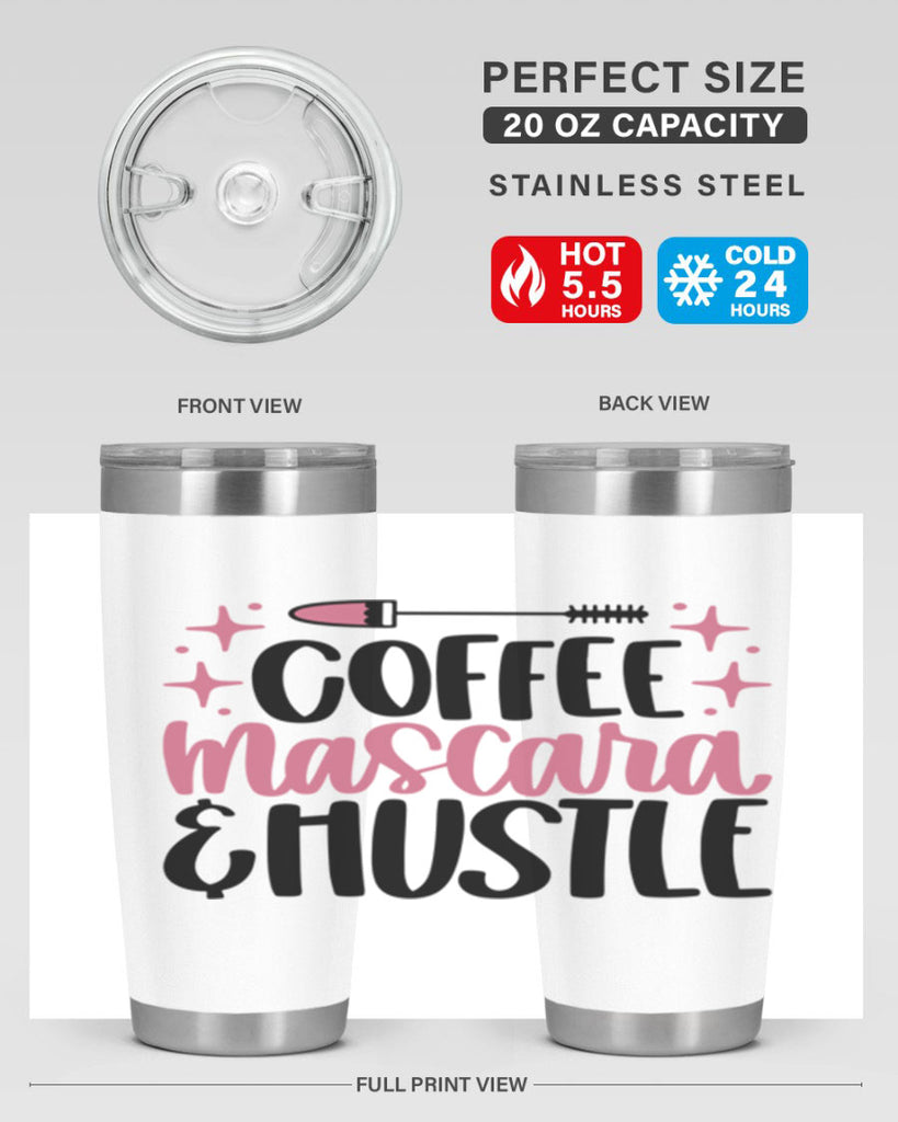 Coffee Mascara Hustle Style 109#- make up- Tumbler