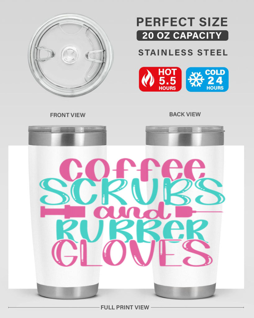 Coffee Scrubs And Rubber Gloves Style Style 210#- nurse- tumbler