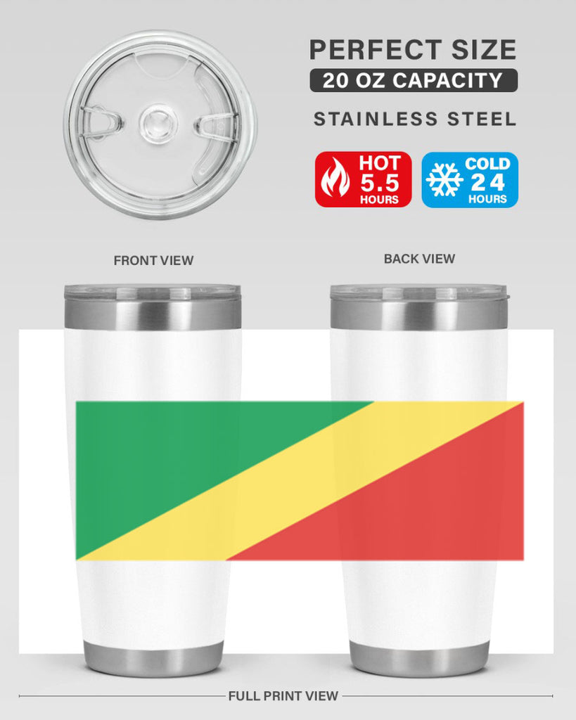 Congo Republic of the 158#- world flags- Tumbler