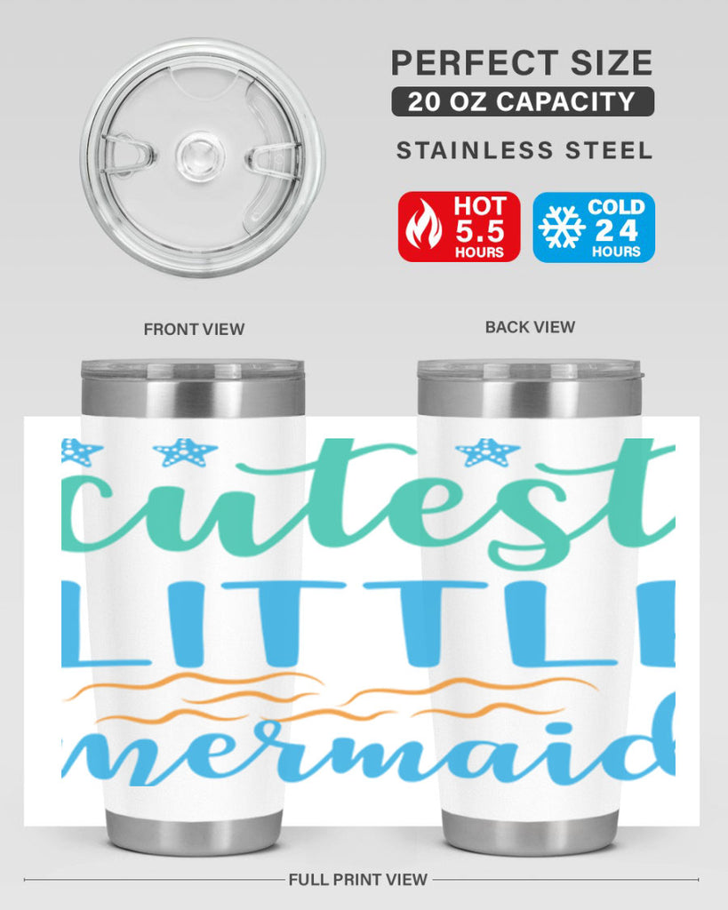Cutest Little Mermaid Design 97#- mermaid- Tumbler