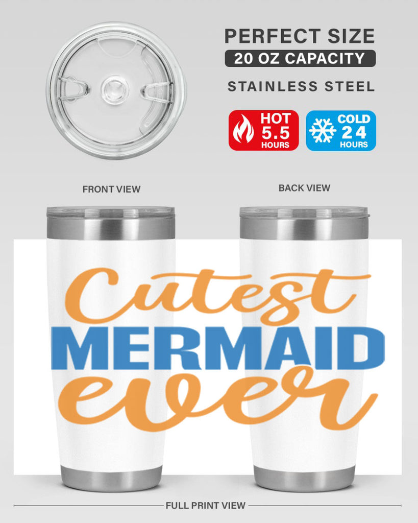 Cutest Mermaid Ever 94#- mermaid- Tumbler