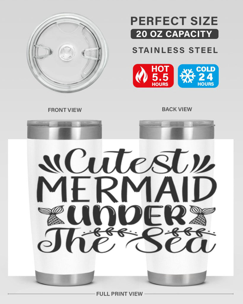 Cutest Mermaid Under The Sea 108#- mermaid- Tumbler