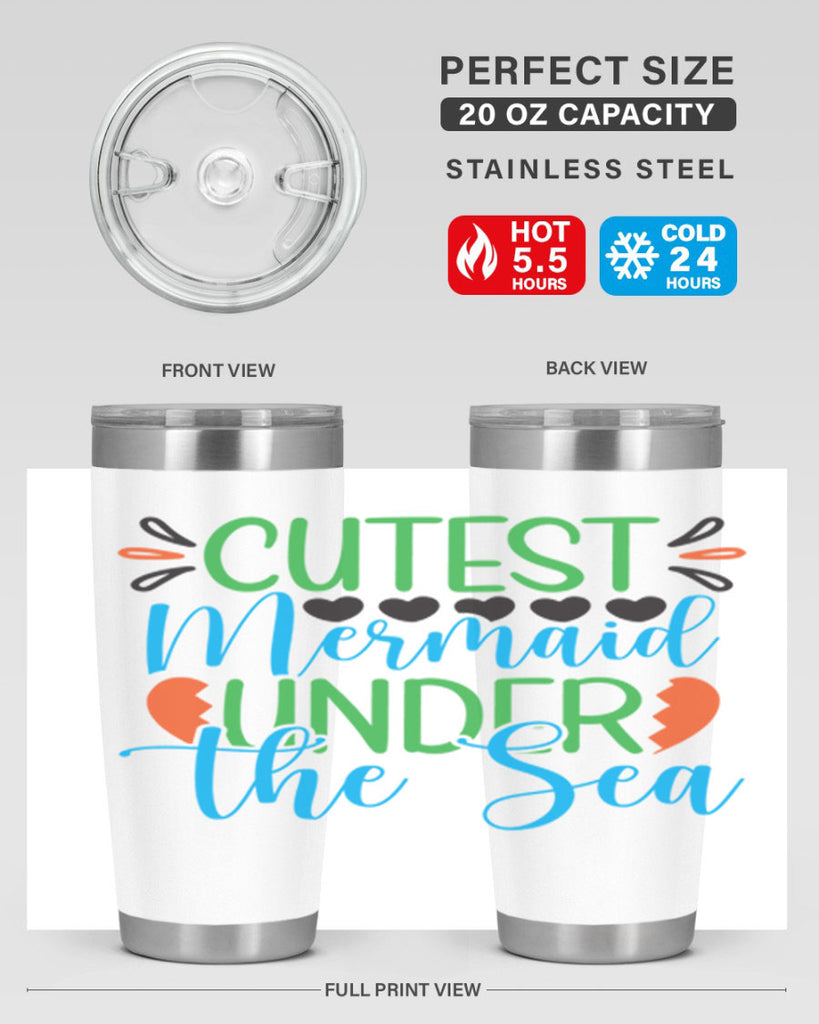 Cutest Mermaid Under The Sea 109#- mermaid- Tumbler