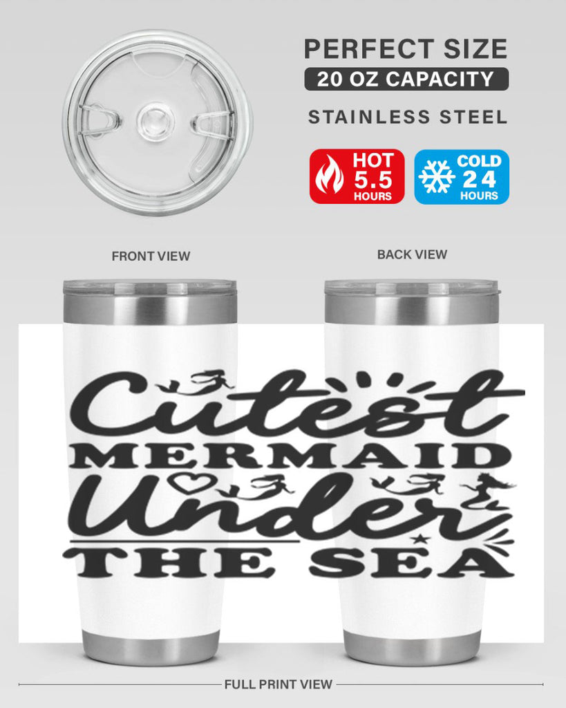 Cutest Mermaid Under the Sea 106#- mermaid- Tumbler