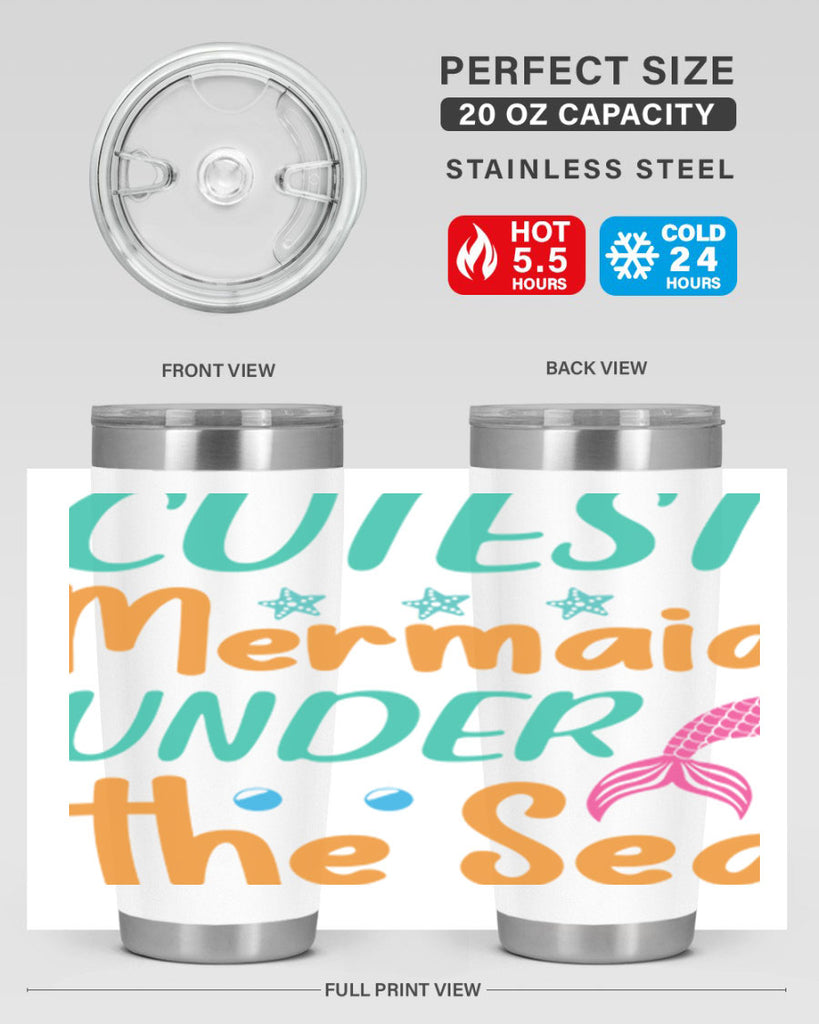 Cutest Mermaid Under the Sea 107#- mermaid- Tumbler