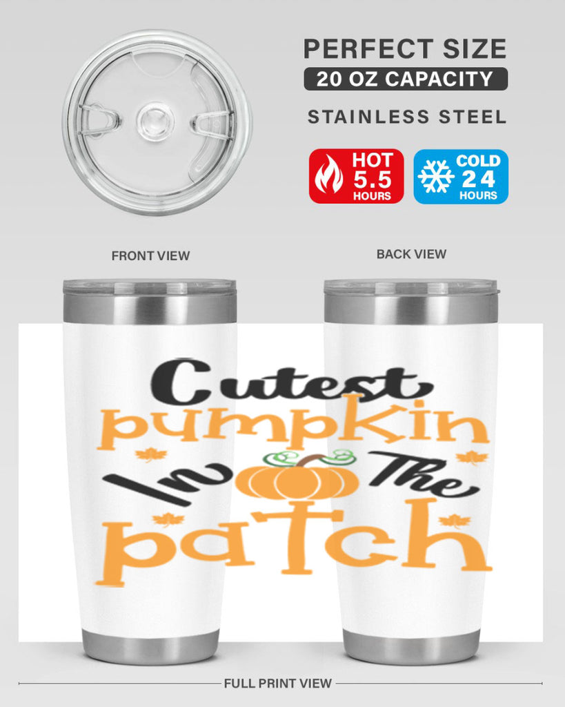 Cutestpumpkininthepatch 66#- fall- Tumbler
