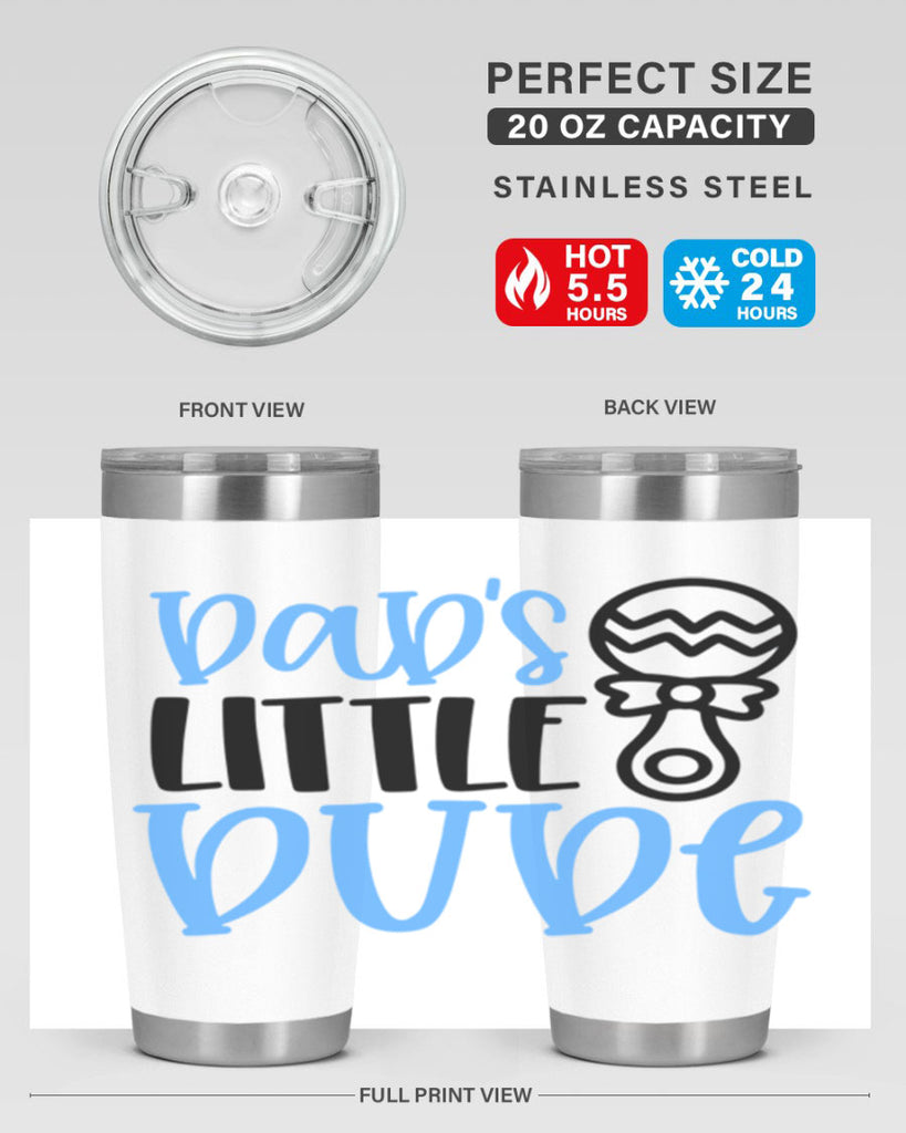 Dads Little Dude Style 102#- baby- tumbler