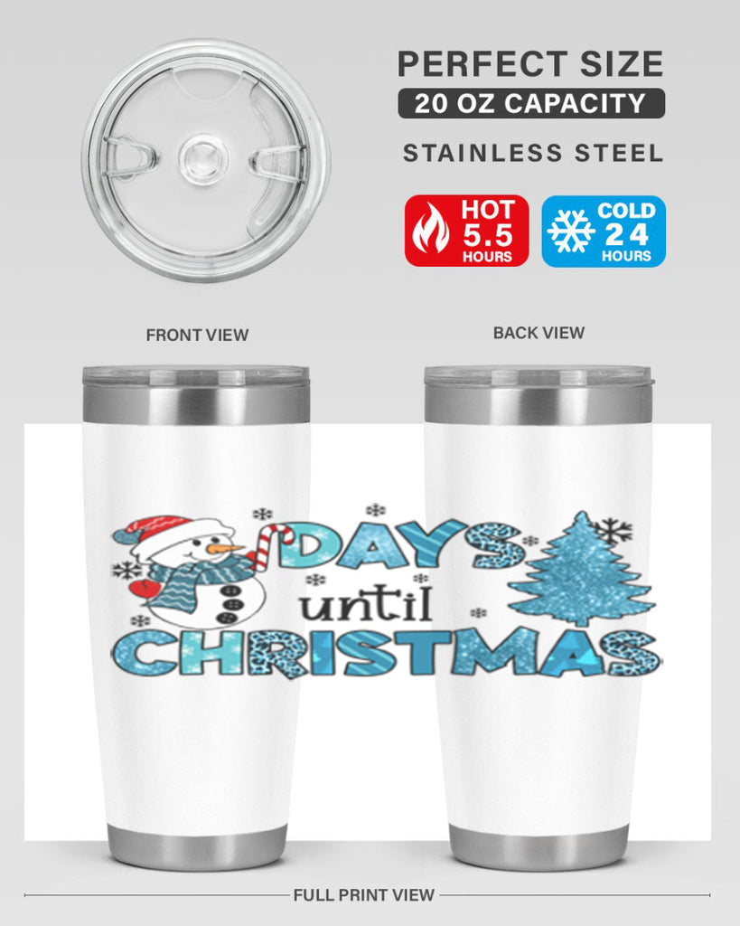 Day until Christmas 92#- winter- Tumbler