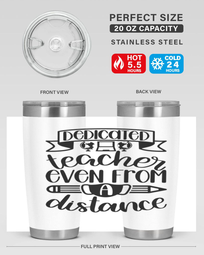 Dedicated Teacher Even Style 80#- teacher- tumbler