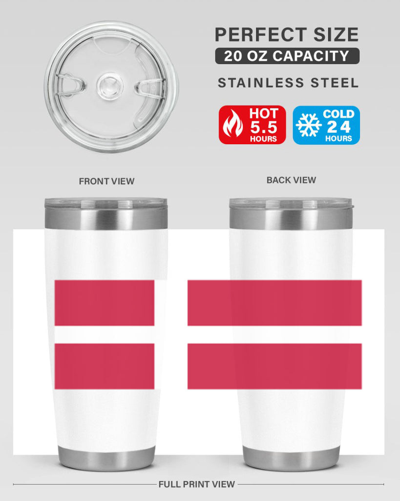 Denmark 151#- world flags- Tumbler