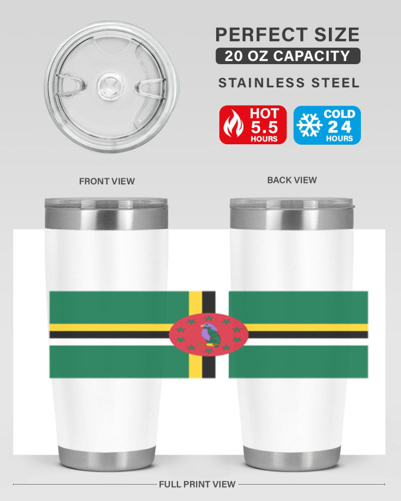 Dominica 149#- world flags- Tumbler