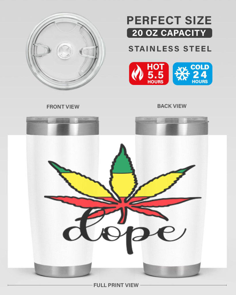 Dope 77#- marijuana- Tumbler