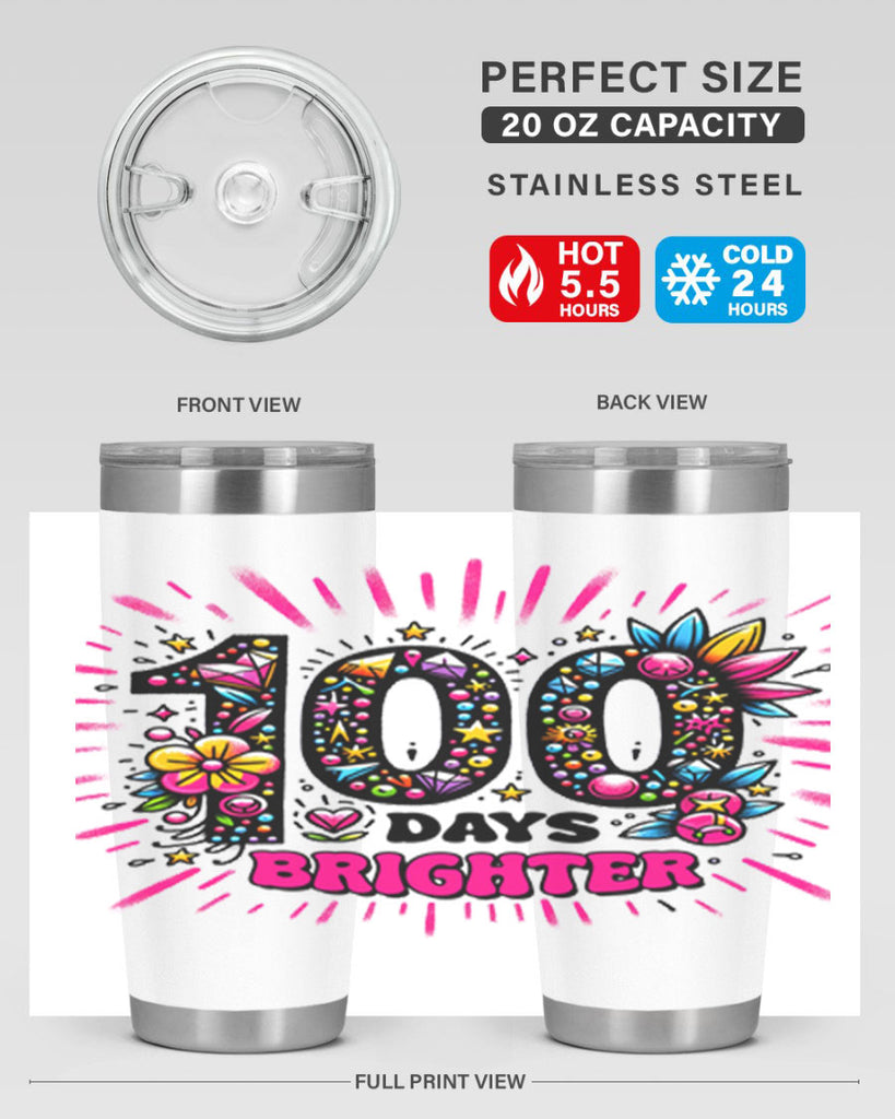 Easy 100 Days of School 50#- 100 days of school- Tumbler