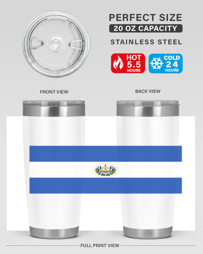 El Salvador 145#- world flags- Tumbler