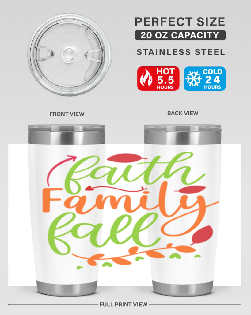 Faith Family Fall 82#- fall- Tumbler