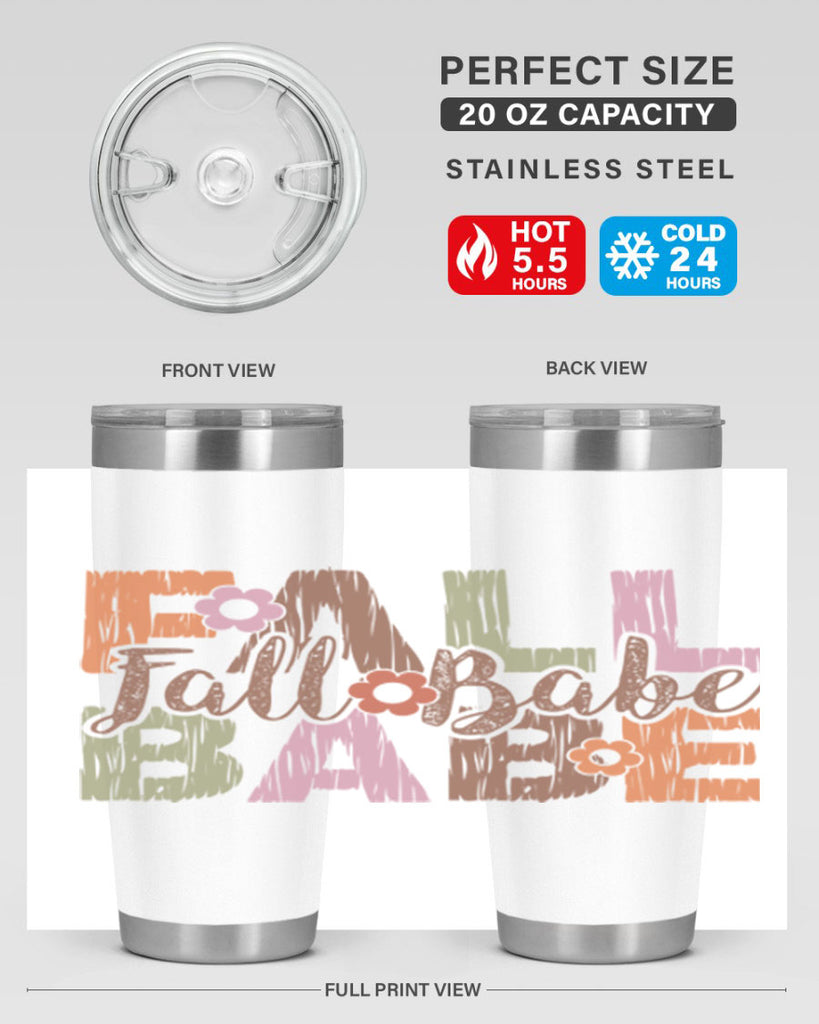 Fall Babe 88#- fall- Tumbler