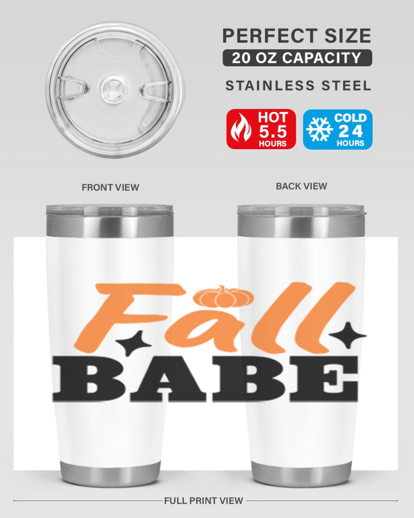 Fall Babe 89#- fall- Tumbler