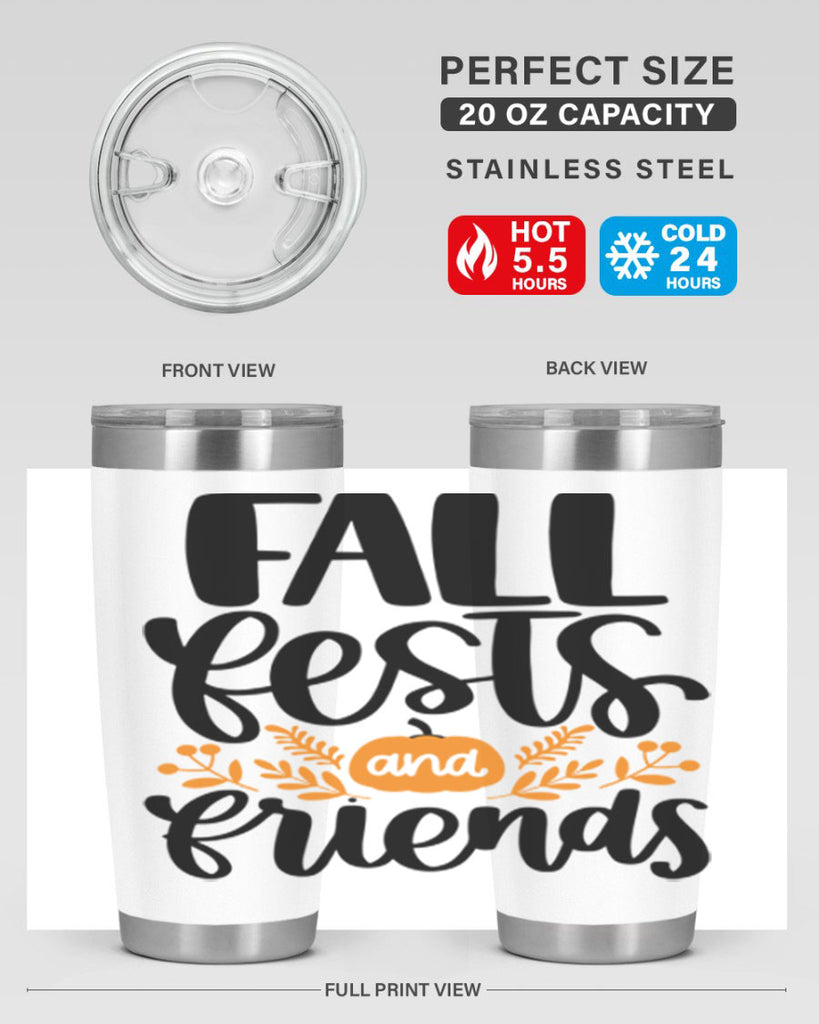 Fall Fests And Friends 484#- fall- Tumbler