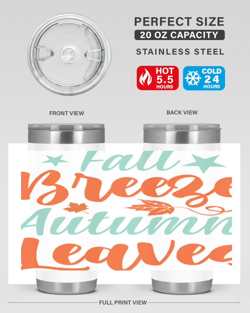 FallBreezeAutumnLeaves 147#- fall- Tumbler