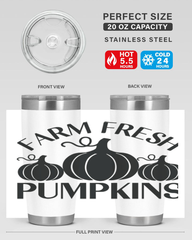 Farm Fresh Pumpkins 176#- fall- Tumbler