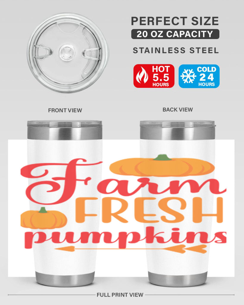 FarmFreshPumpkins 177#- fall- Tumbler