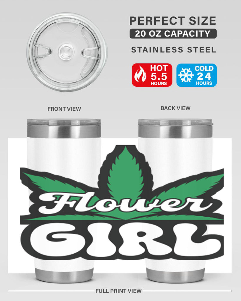 Flower girl 85#- marijuana- Tumbler