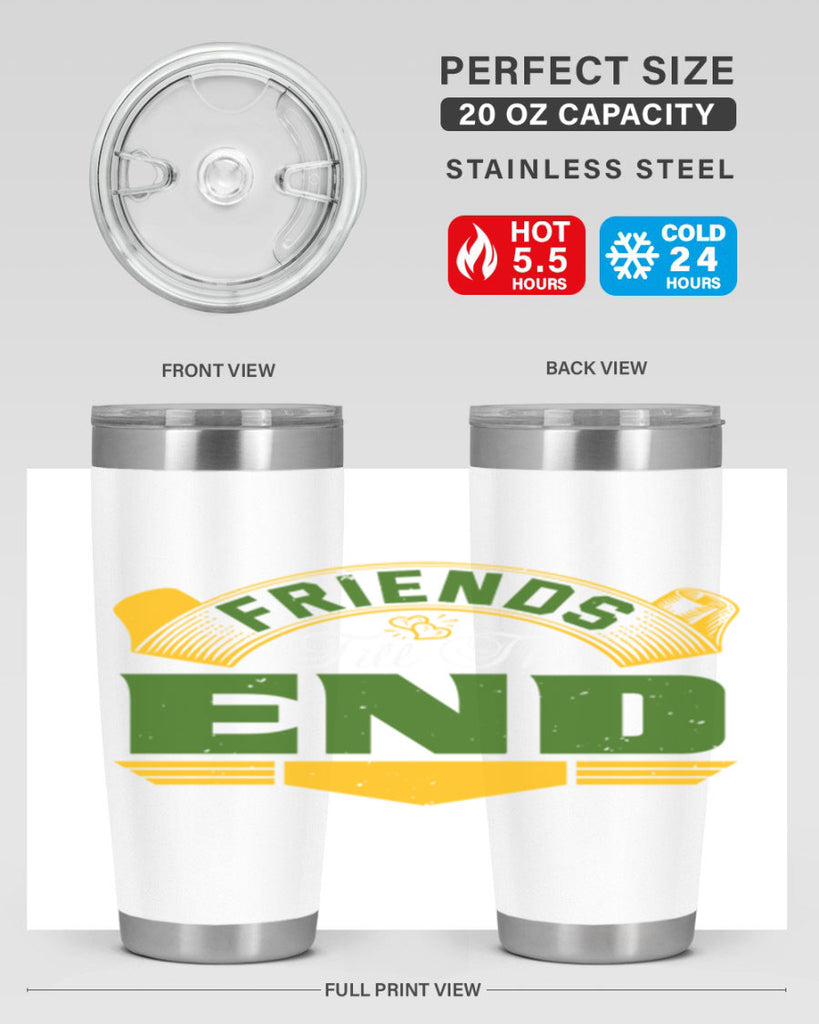 Friends ‘till the end Style 108#- Best Friend- Tumbler