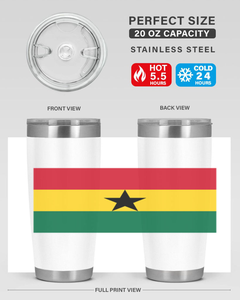 Ghana 132#- world flags- Tumbler