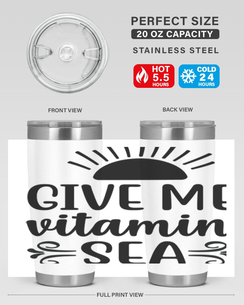 Give me vitamin sea 195#- mermaid- Tumbler