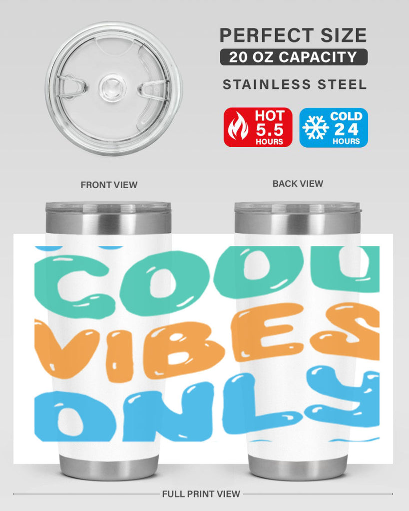 Good Vibes Only Design 200#- mermaid- Tumbler