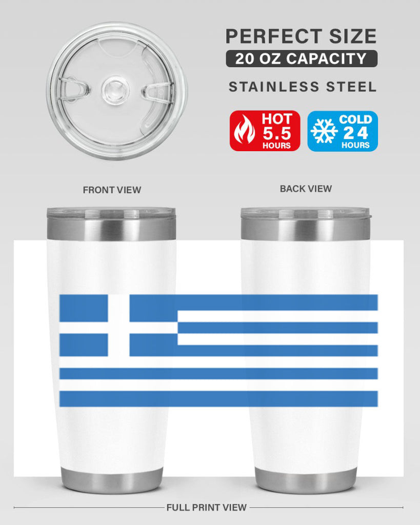 Greece 131#- world flags- Tumbler