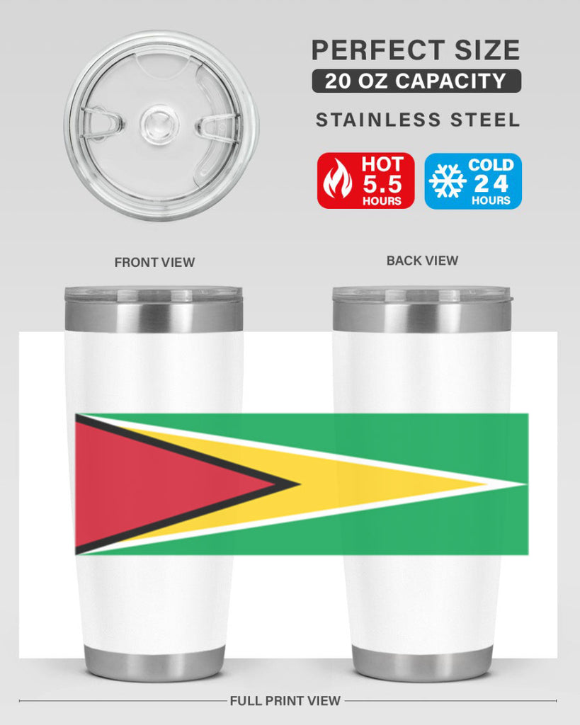 Guyana 126#- world flags- Tumbler