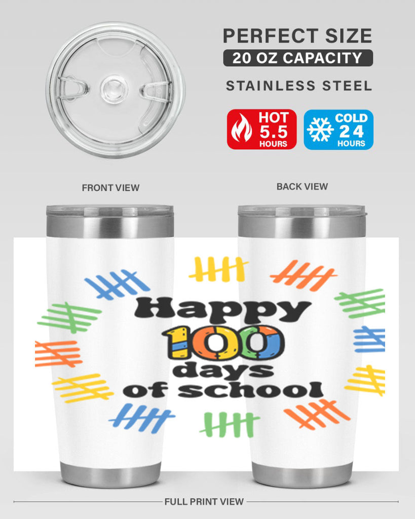 Happy 100 Days of School 51#- 100 days of school- Tumbler