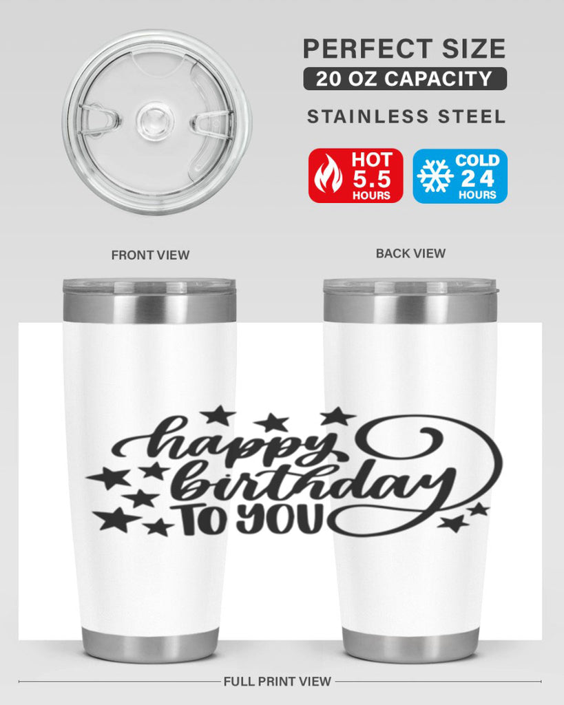 Happy Birthday To You Style 3#- birthday- tumbler