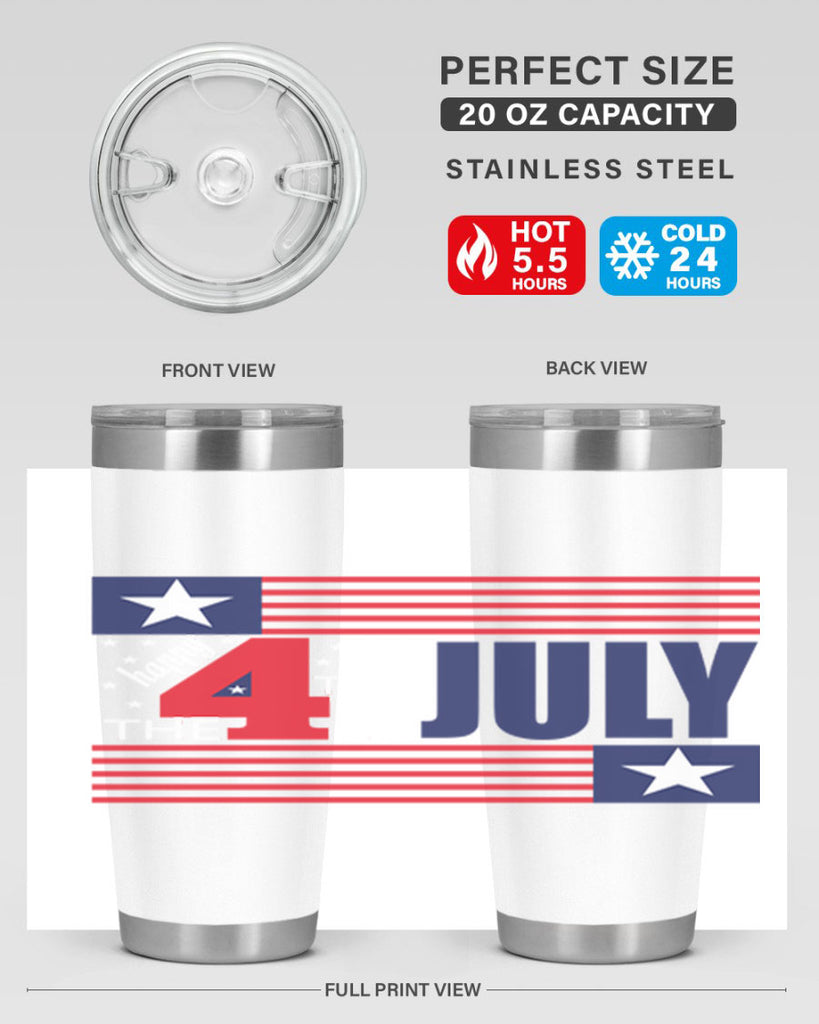 Happy th july Style 100#- Fourt Of July- Tumbler