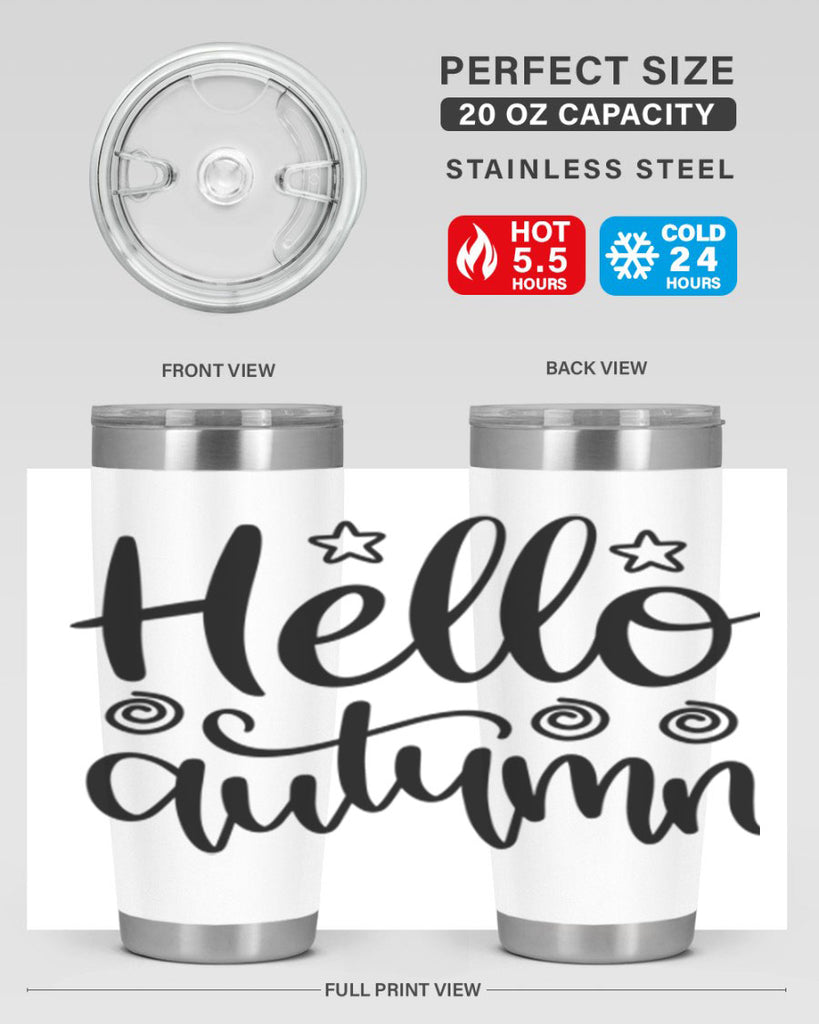 Hello Autumn 270#- fall- Tumbler