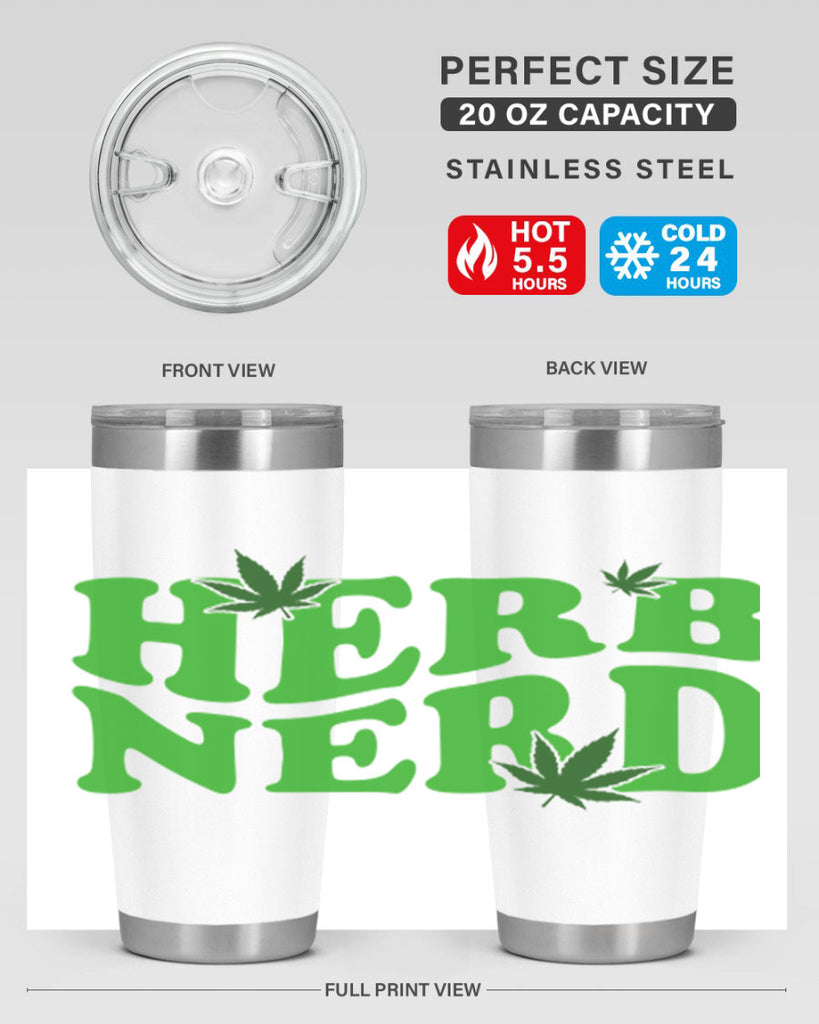 Herd Nerd 110#- marijuana- Tumbler