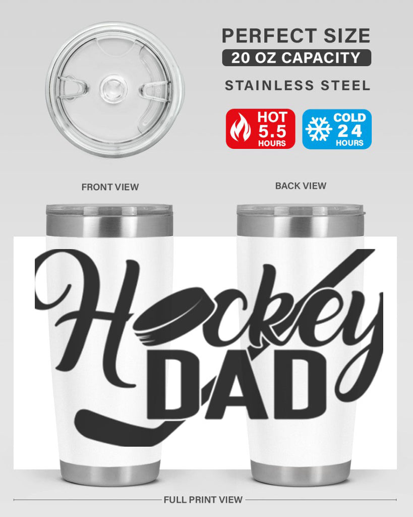 Hockey dad 1188#- hockey- Tumbler