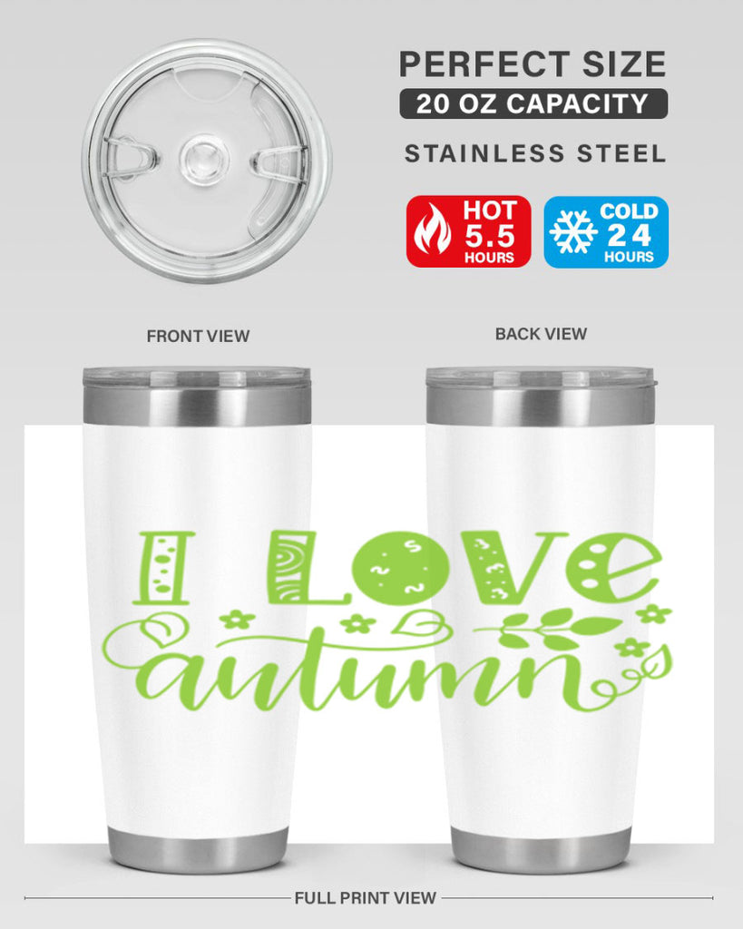I Love Autumn 325#- fall- Tumbler