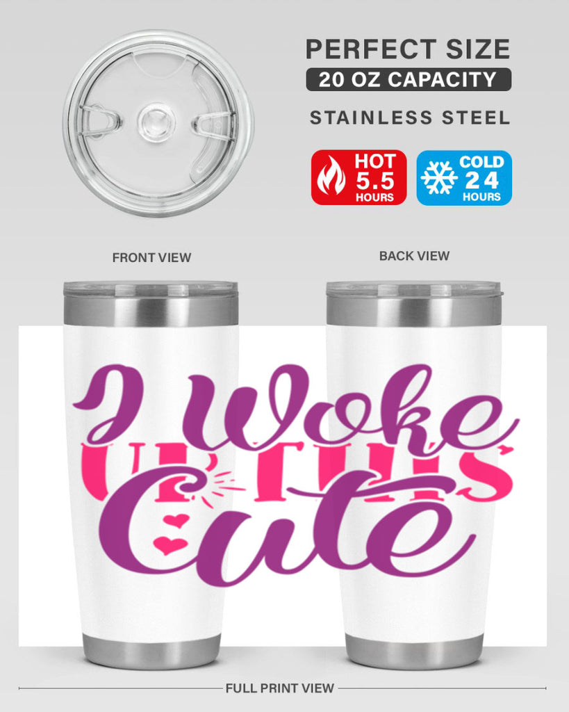 I Workup This Cute Style 243#- baby- tumbler