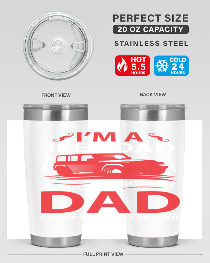 IM AJEEP DAD 51#- dad- Tumbler