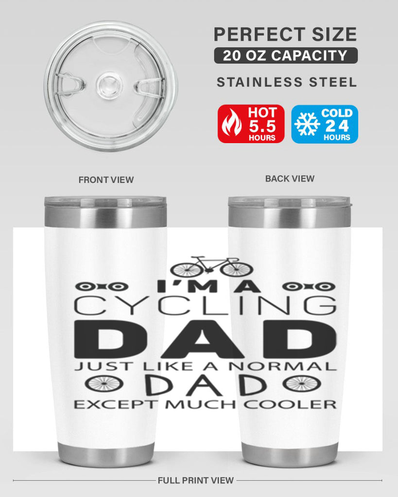 Im A Cycling Dad 4#- dad- Tumbler