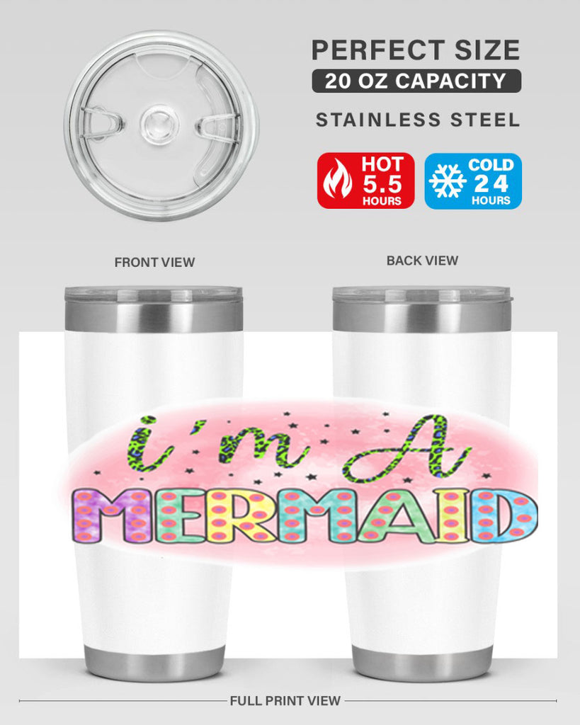 Im A Mermaid 255#- mermaid- Tumbler