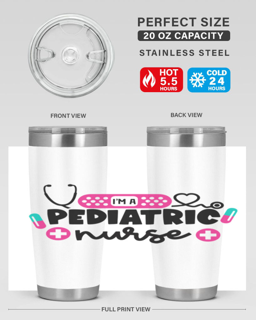 Im A Pediatric Nurse Style Style 154#- nurse- tumbler
