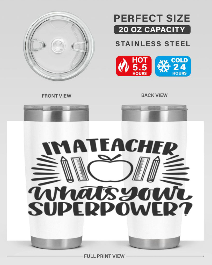 Im A Teacher Whats Your Style 72#- teacher- tumbler