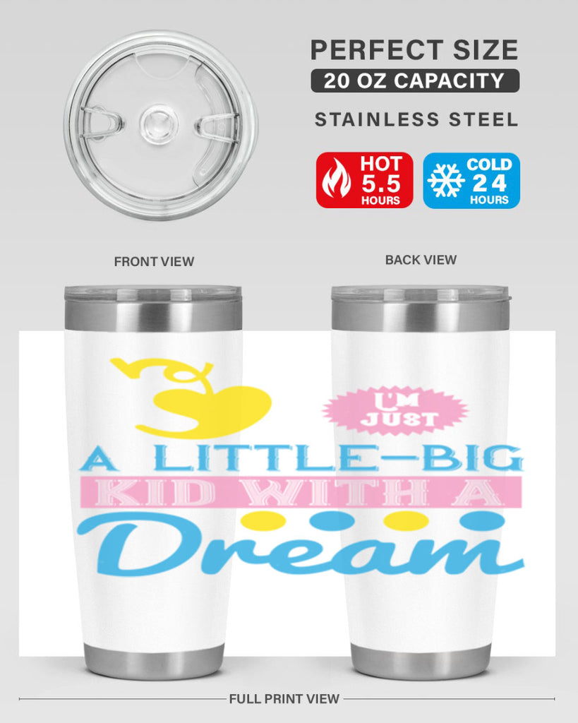 Im just a littlebig kid with a dream Style 31#- baby- Cotton Tank