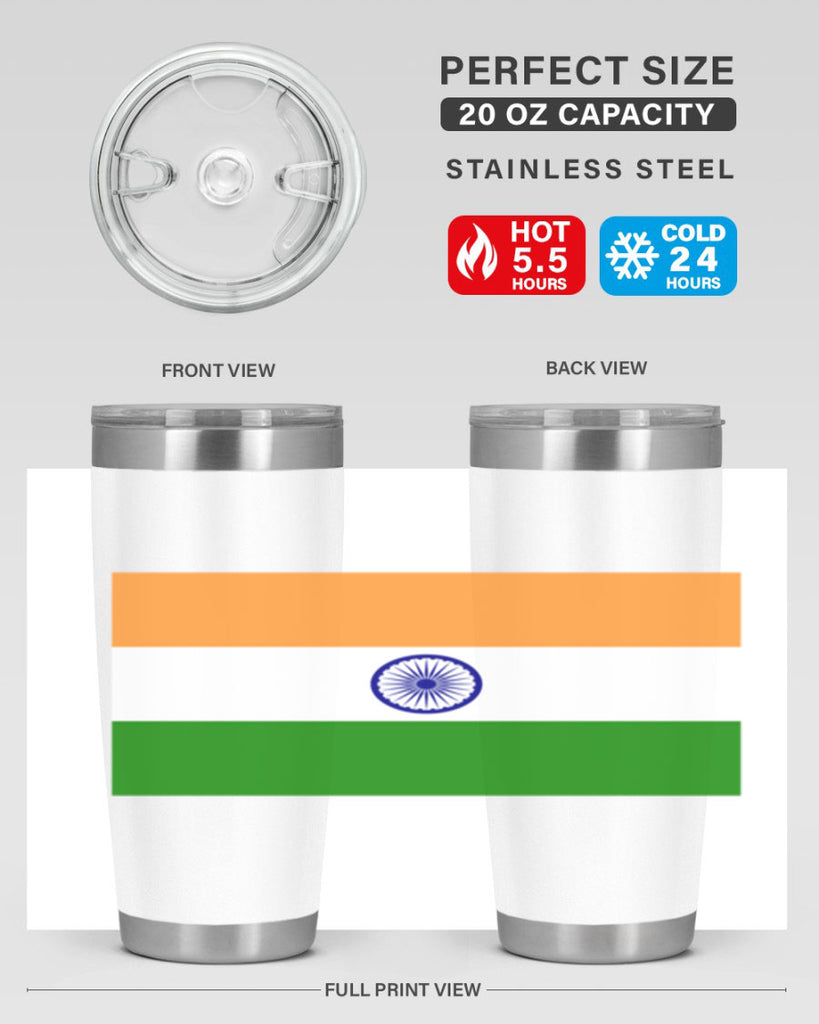 India 121#- world flags- Tumbler
